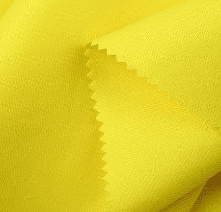 CVC fluorescent yellow flame-retardant fabric